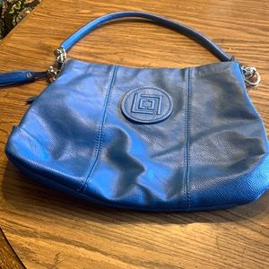 Blue Leather Liz Claiborne Purse